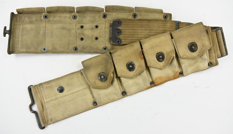 US WW1/WW2 M-1918 Cal.30 Cartridge Belt Mounted