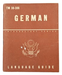 US WW2 German Language Guide