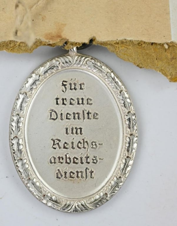 German RAD 12 Years of Service Medal in Silver