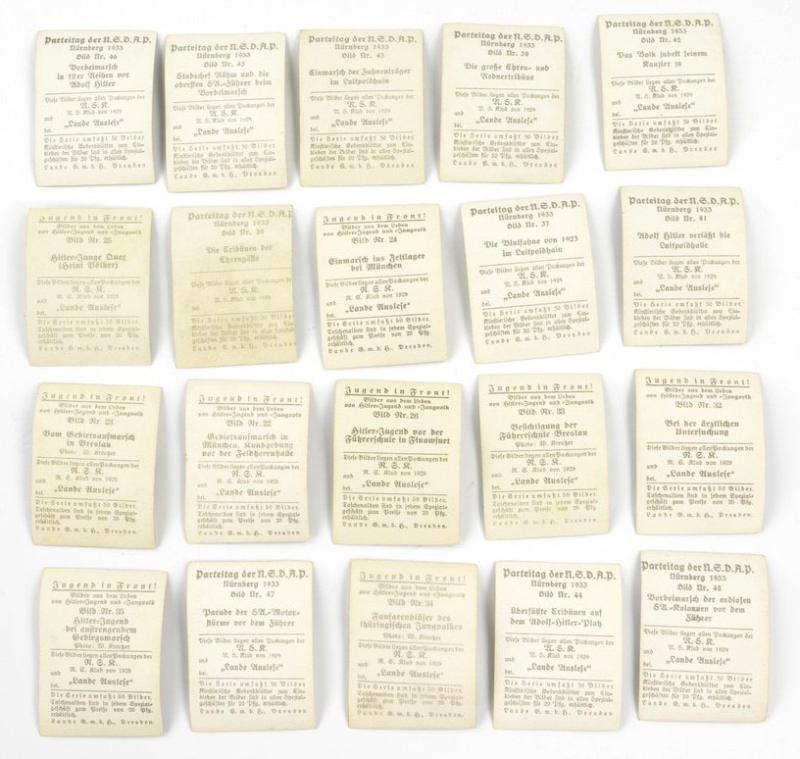 German NSDAP Parteitag 1933 Cigaret Album Pictures