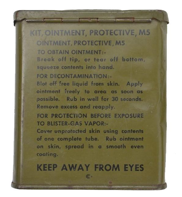 US WW2 Chemical Agent Detector Pouch with insert