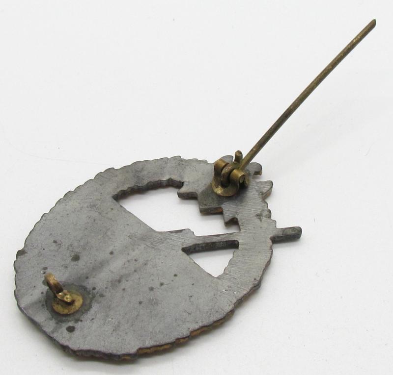 Kriegsmarine coastal artillery war badge by Steinhauer & Lück