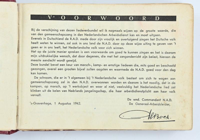 Dutch NAD Songbook