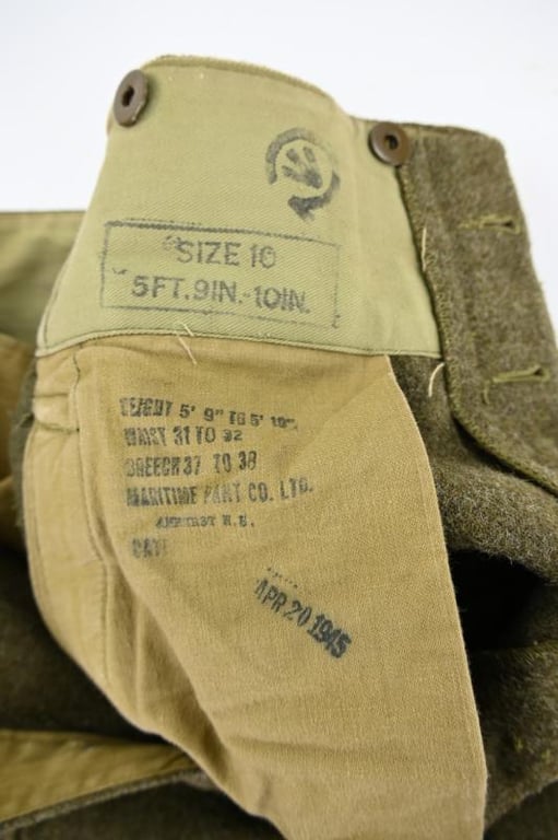 Canadian WW2 NCO Battle Dress Set 21st Army Group