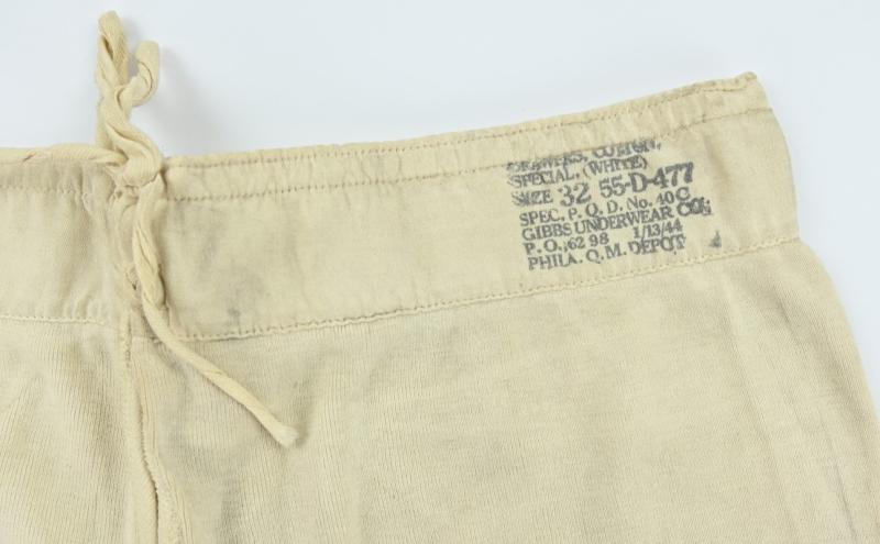 US WW2 Wool Drawers 1944