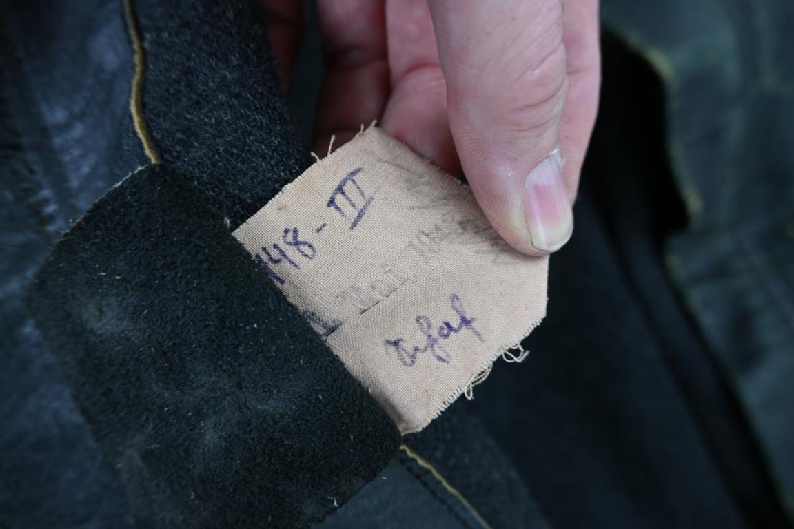 German KM Leather Coverall