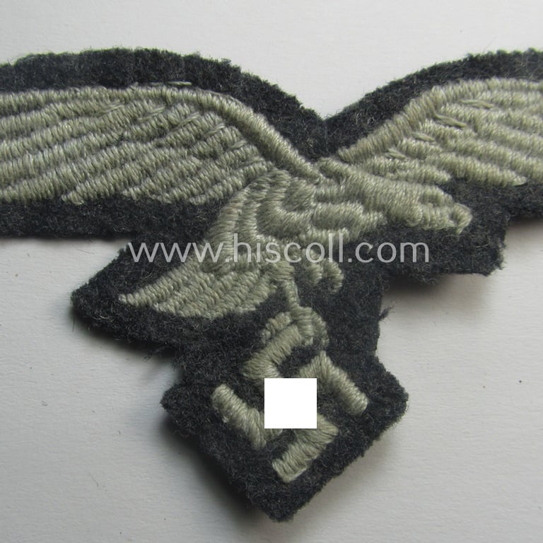 Minimally used- ie. worn, WH (Luftwaffe) EM- (ie. NCO-) pattern breast-eagle