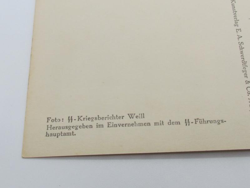 Postcard : Unsere Waffen-SS