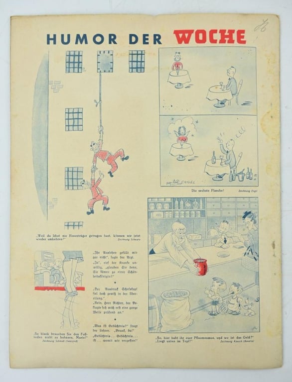 German Third Reich Magazine 'Die Woche' 1940