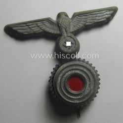 WH (Kriegsmarine) 'combined-pattern'-eagle- and cocarde-pin being a non-maker-marked...