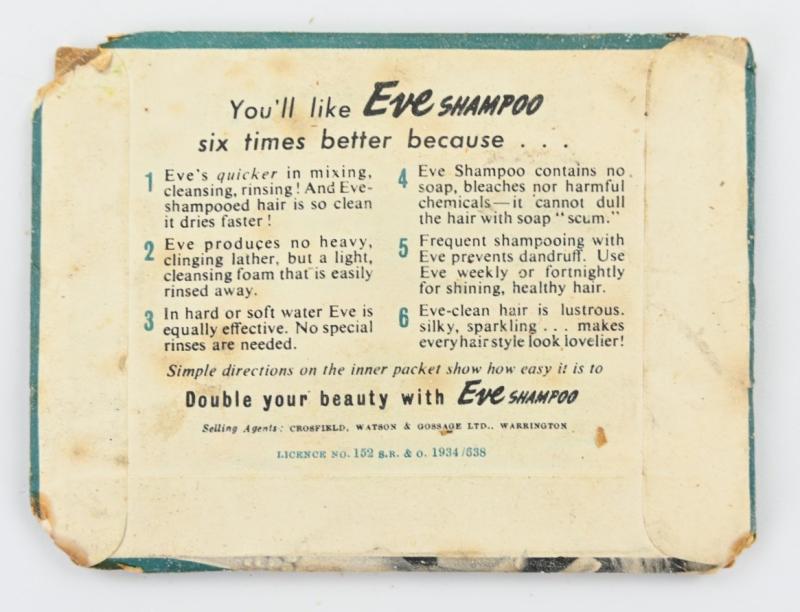 British WW2 Period 'Eve' Shampoo