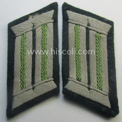 Pair of WH (Heeres) officers'-pattern collar-tabs (ie. 'Kragenspiegel...
