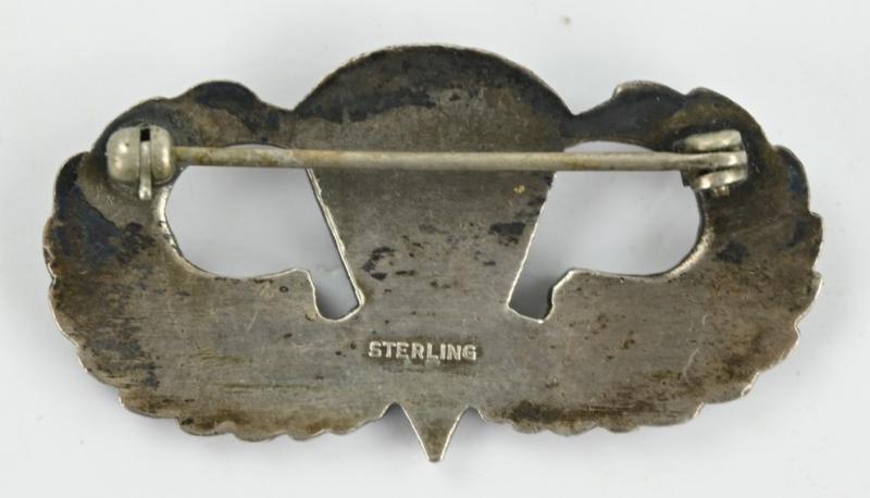 US WW2 Sterling Silver Jumpwing