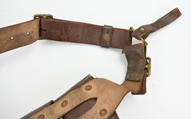 British WW1 P-1903 Leather Ammo Bandoleer