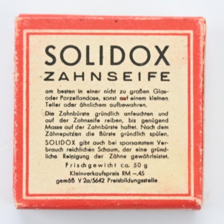 German Solidox Tooth Paste in original carton box