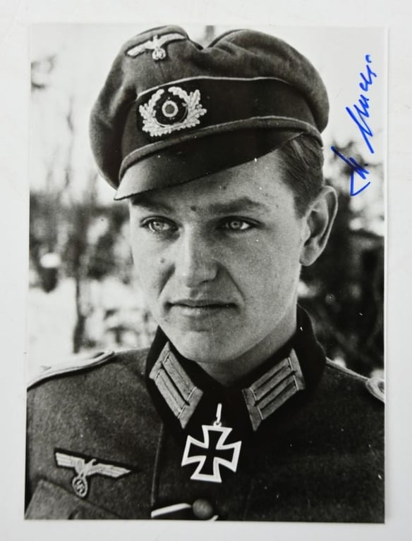 Signature of Wehrmacht Heer KC Recipient 'Hans Uhde'