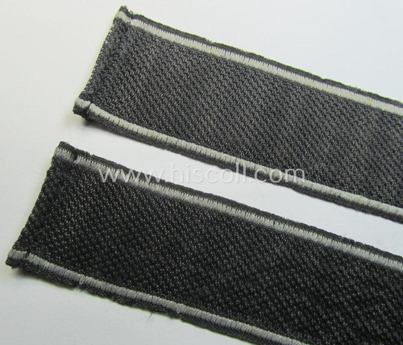 Superb, Waffen-SS 1943/44-pattern cuff-title (ie. 'Ärmelstreifen') as executed in typical 'BeVo'-weave-pattern as was intended for a member within the: 17. SS-Panzergrenadier-Division 'Götz von Berlichingen'
