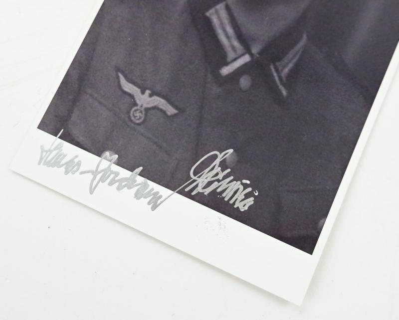 Signature of Wehrmacht Heer KC Recipient 'Hans-Joachim Heinrici'