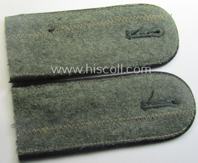 Pair of WH (Heeres) 'cyphered' EM-type shoulderstraps: 'Soldat des Pionier-Regiments 60'