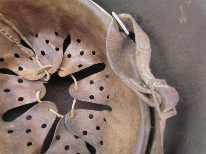 Wehrmacht Reissued German M18 Helmet (ET64) with Early M31 Aluminum Liner