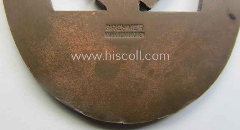 Detailed and pronounced, N.S.F.K.-related plaque (ie. 'Erinnerungs- o. nichttragbare Plakette') as was issued to commemorate a specific meeting ie. national rally entitled: 'N.S.F.K. Ostlandflug - 20.u.21.5.39 - NS-Fliegerkorps'