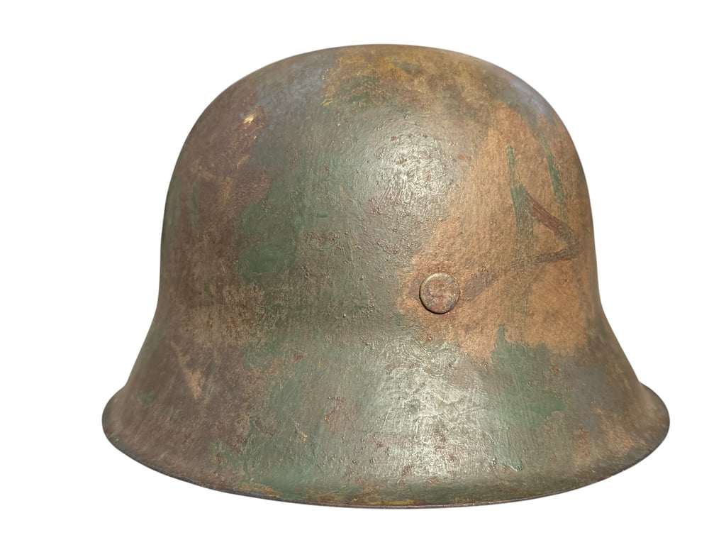 WH (HEER) Camouflaged M42 Helmet