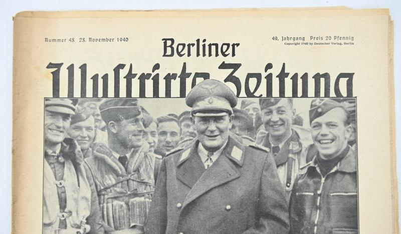 German Berliner Illustrierte Zeitung Newspaper 1940