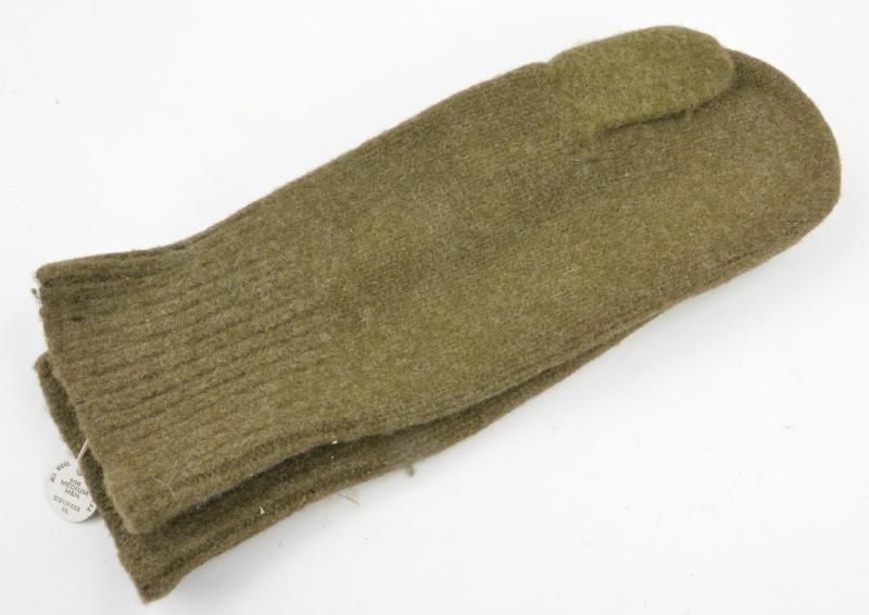 US WW2 Wool Insert, Trigger, Mittens