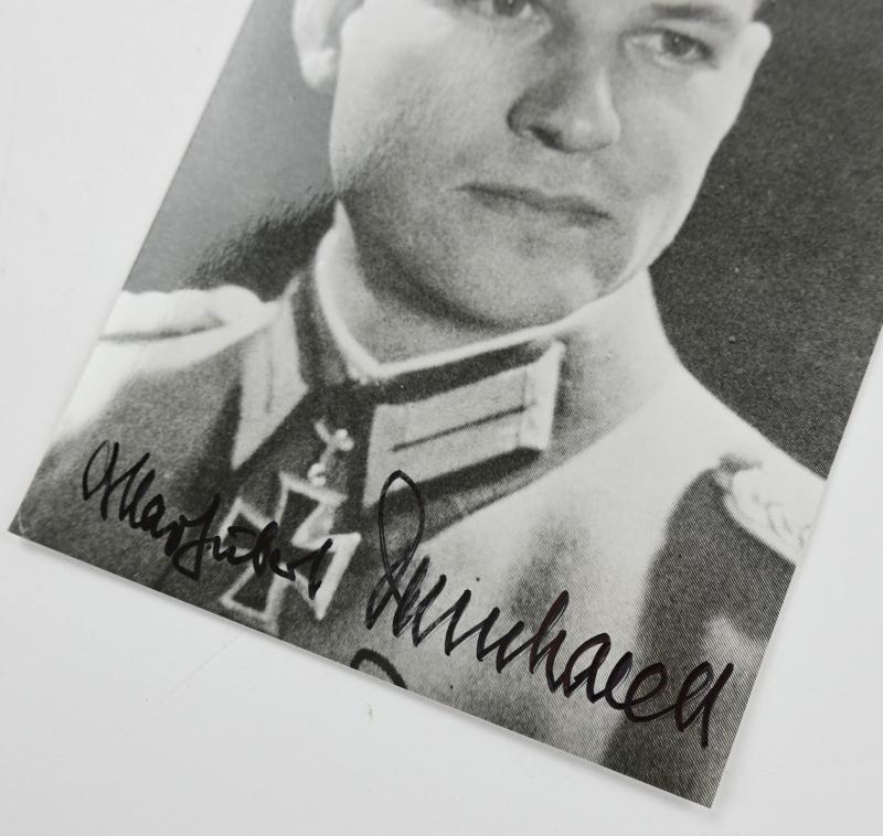 Signature of Wehrmacht Heer KC Recipient 'Oskar-Hubert Dennhardt'