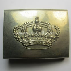 WWI-period (ie. 'Hessen-Darmstadt'-related) nickle-crome-based belt-buckle being a (typical)...
