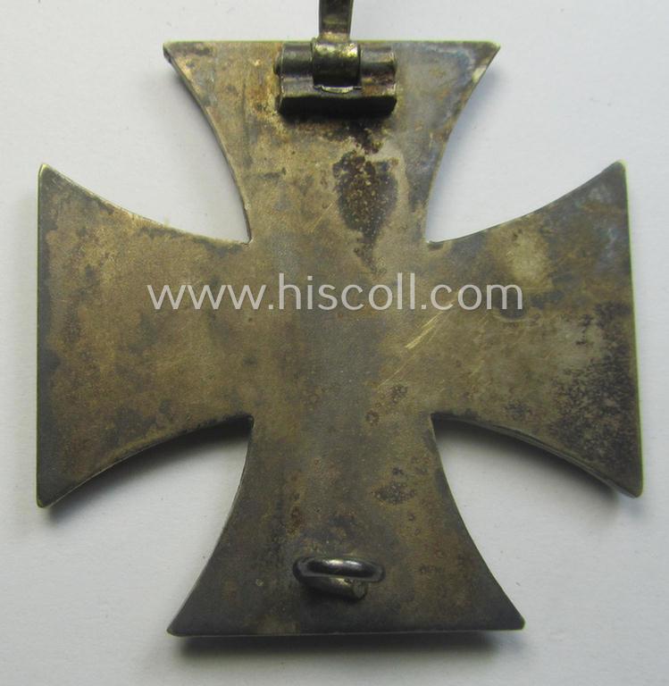 'Eisernes Kreuz 1. Klasse' (ie. Iron Cross 1st class) being an (I deem) early-war-period-produced (albeit non-maker-marked) example that comes complete in its specific (luxuriously-styled!) etui as issued and/or recently found