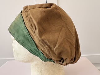 VERY RARE BRITISH WWII FEMALE MUNITIONS WORKERS HEAD-DRESS....