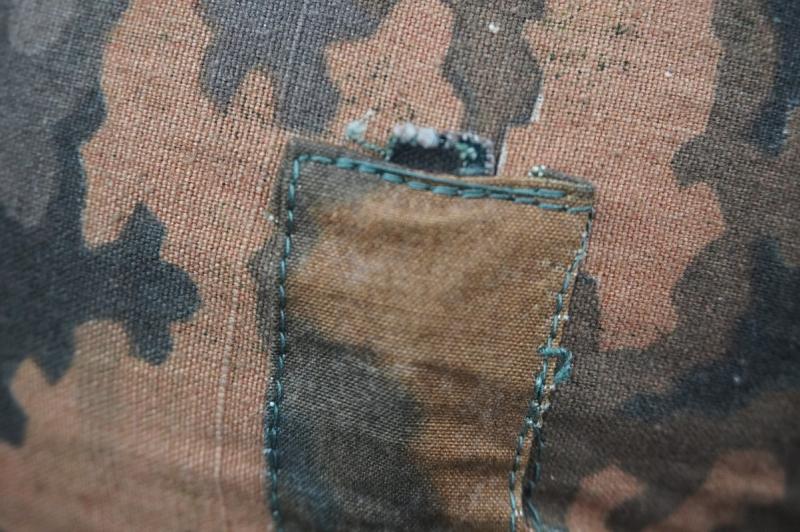 Waffen SS M42 Helmet Cover in Oakleaf A Camouflage