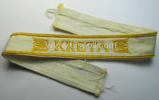 WH (LW o. Heeres) cuff-title (ie. 'Ärmelstreifen') entitled:...