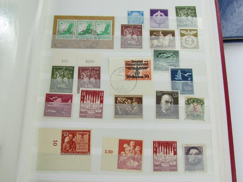 Three Stamp Albums With Content