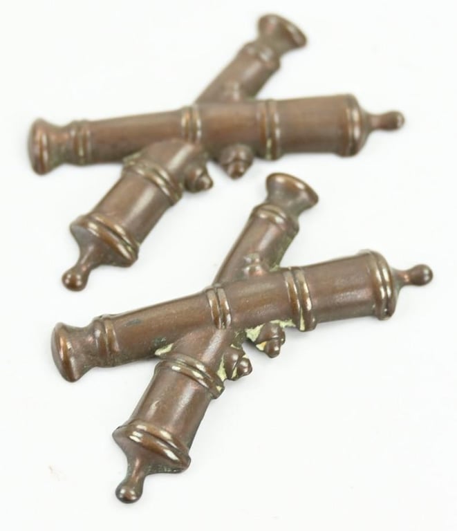 Dutch Pre-WW2 Collar Tab Insignia 'Artillerie'