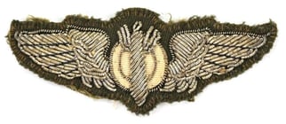 USAAF WW2 Bouillion Made Bombadier Wings