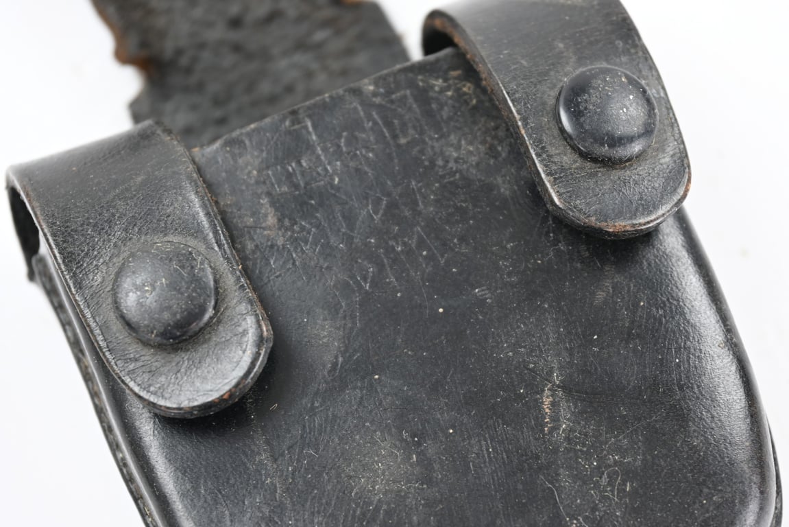 German WH Compass protective leather cover