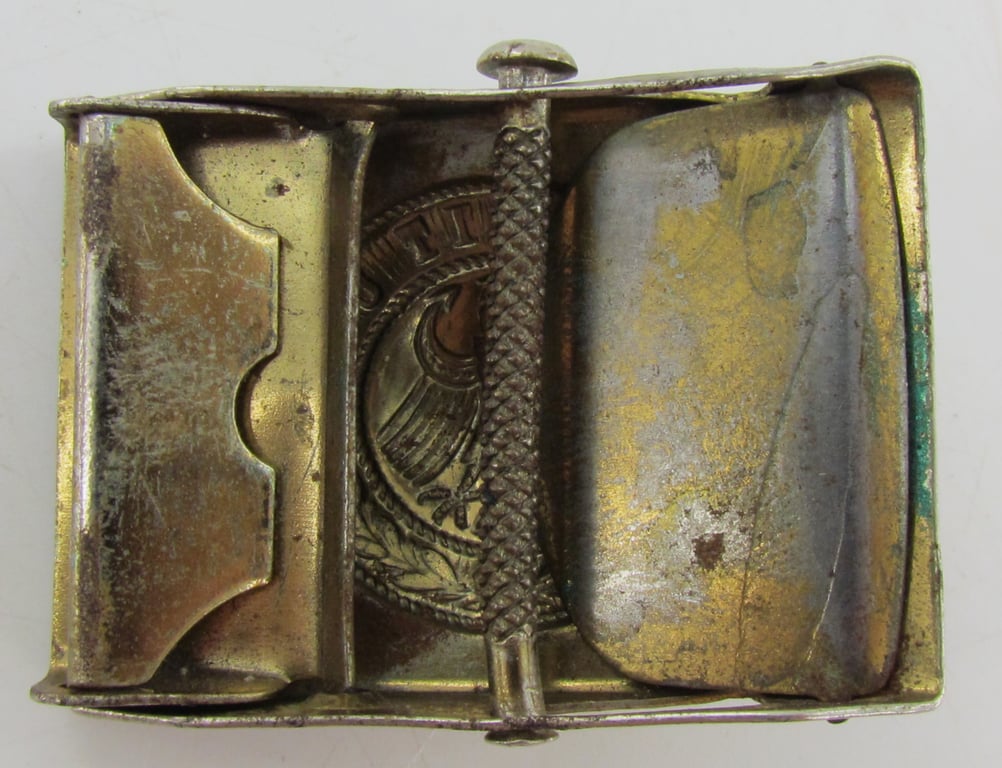 Reichswehr Small Brass EM/NCO Belt Buckle.