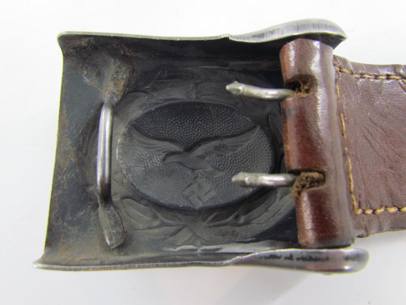 Luftwaffe steel belt buckle by F.W. Assmann & Söhne