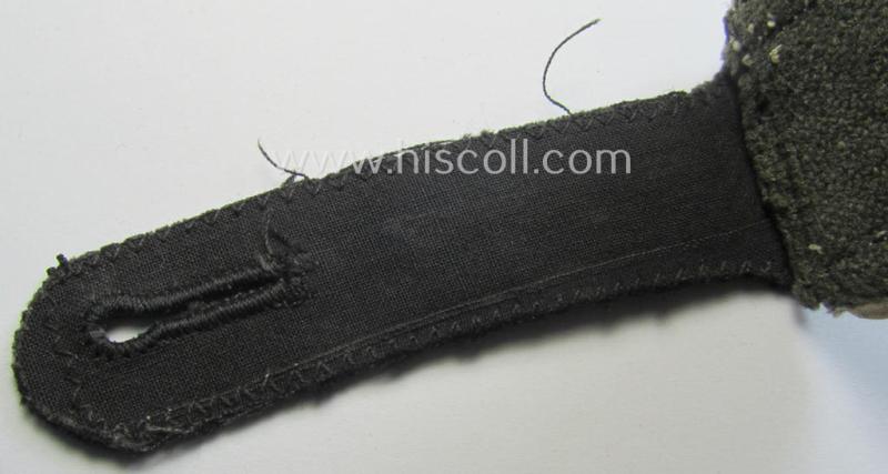 Single, Waffen-SS NCO-type shoulderstrap: 'SS-Unterscharführer' who served within the: 'SS-Infanterie-Truppen'