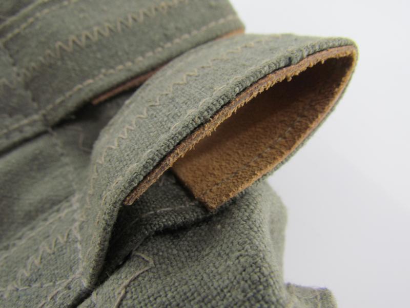 German Wehrmacht Gas Mask Filter Pouch 1944 Dated