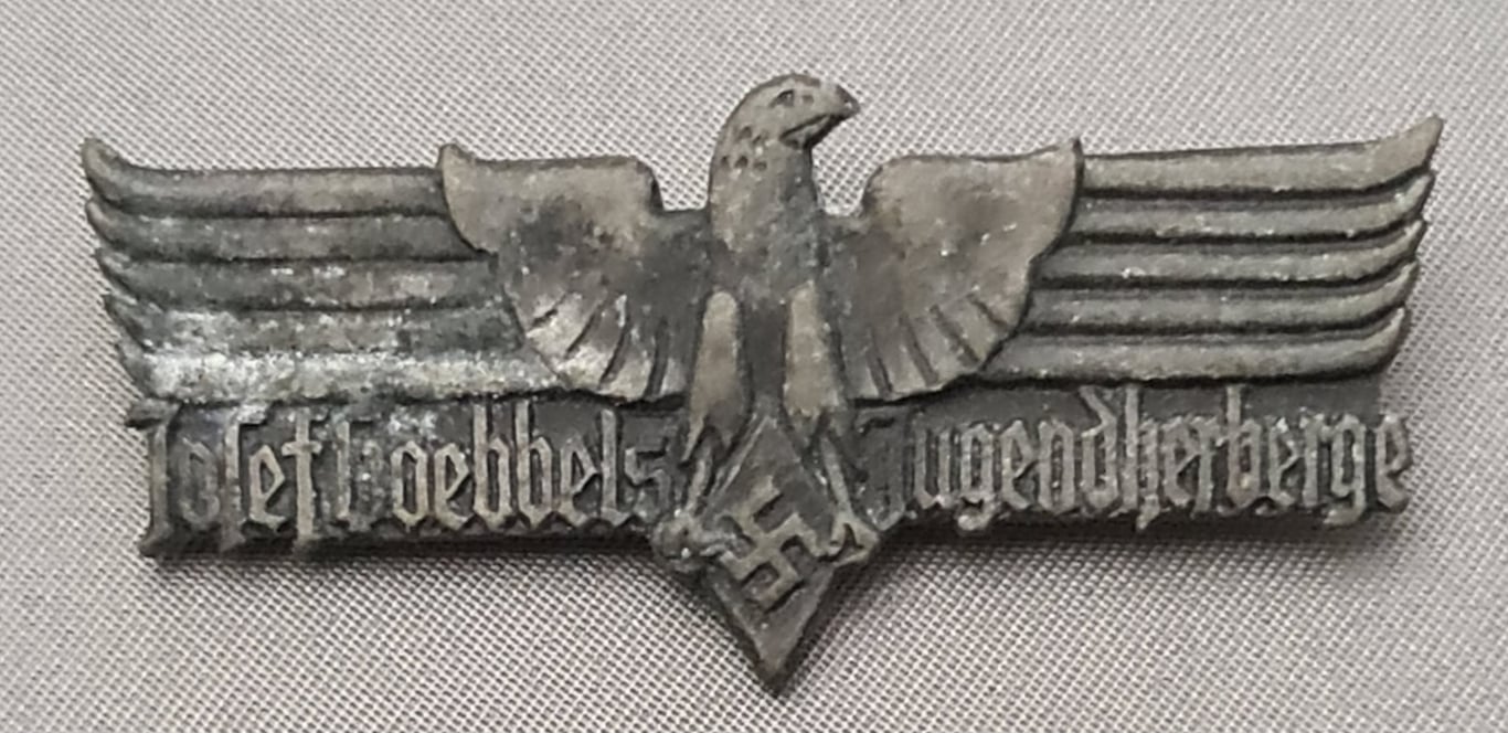 "Josef Goebbels Jugendherberge" Youth Hostel badge
