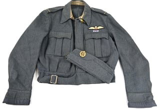 British WW2 RAF Flying Jacket & Side Cap...