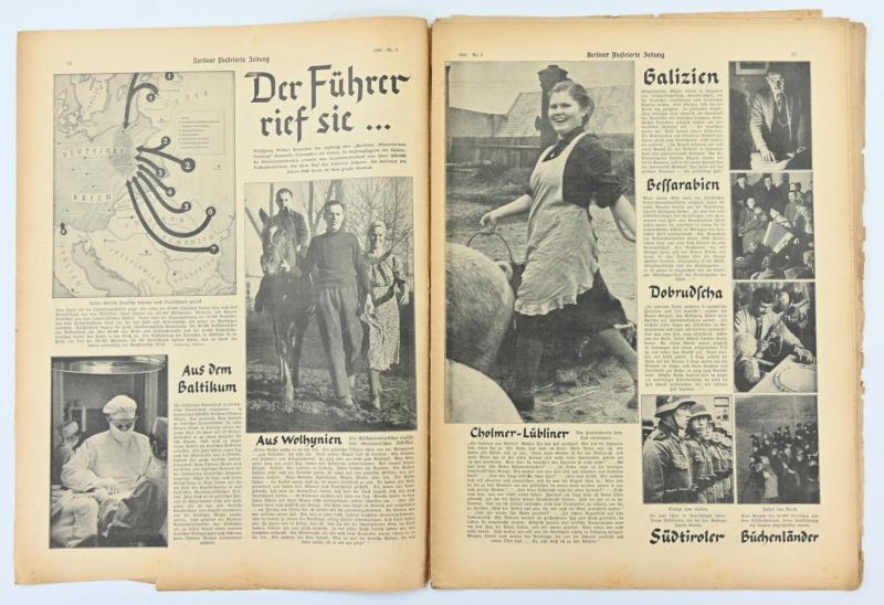 German Berliner Illustrierte Zeitung Newspaper 1941