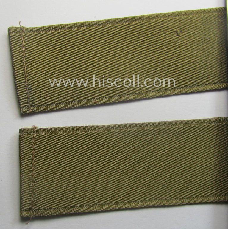 Superb - full length and 'flat-wire'-woven! - 'N.S.D.A.P.'- (ie. 'Politische Leiter'-) related cuff-title (ie. 'Ärmelstreifen') entitled: 'Ordensburgen' (being a 'virtually mint- ie. unissued' example that still retains its 'RzM'-etiket)