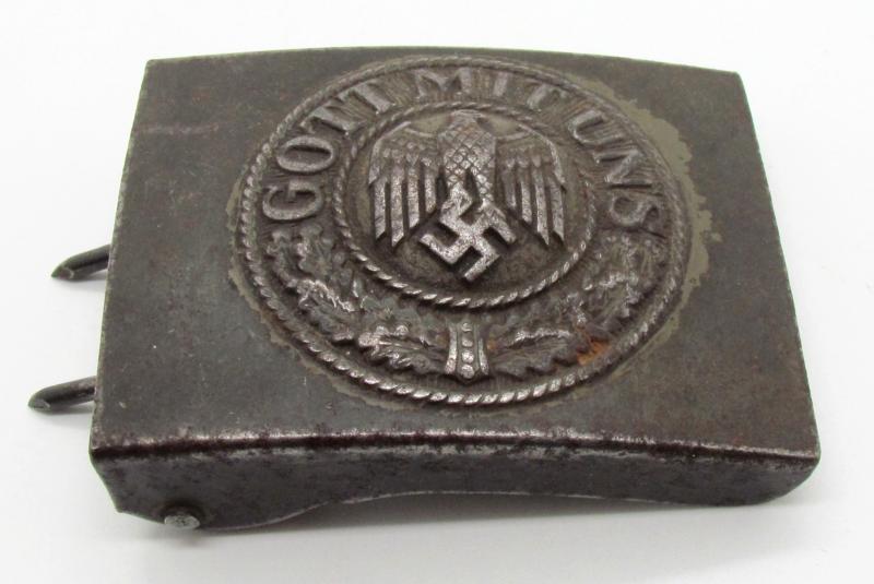 Wehrmacht (Heer) EM-NCO's Belt Buckle MSS 40