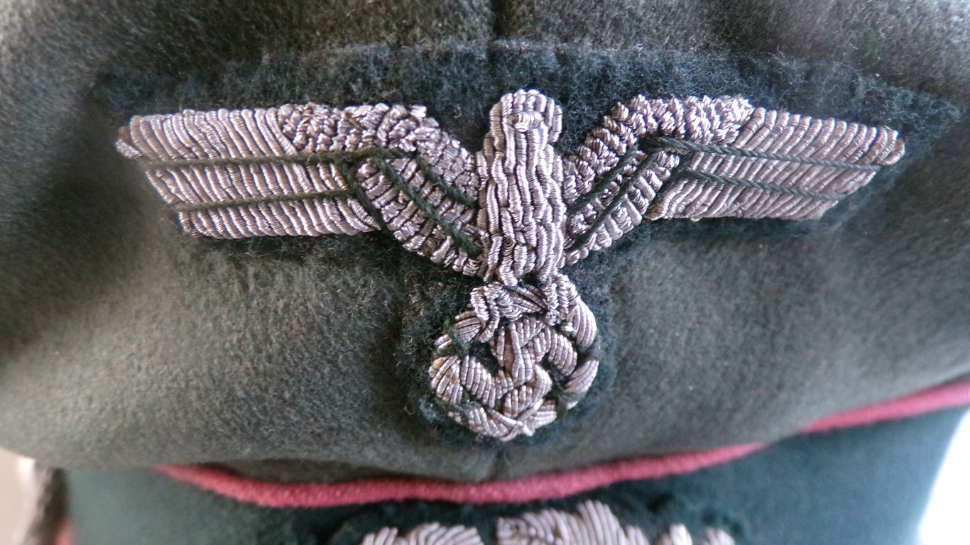 Named Heer Officers Panzer Schirmmutze