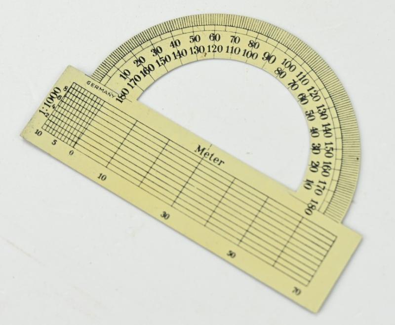 German WH Mapcase Measurement Tool
