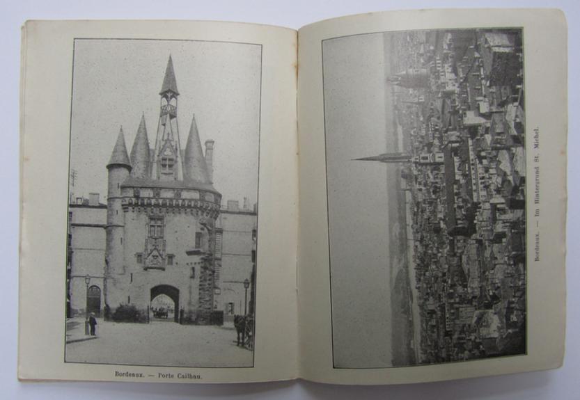 Unusual, French (locally produced!) period-publication (or: 'Reiseführer') entitled: 'Kleiner Wegweiser für die Soldaten der Deutschen Südwestarmee and der Atlantikküste', dated: '1940'